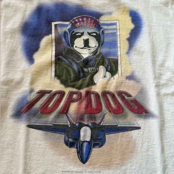1997 Big Dogs “Top Dog” Vintage T-Shirt - Picture 2 of 9